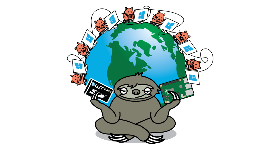 The way to work with Windows apps on Pi